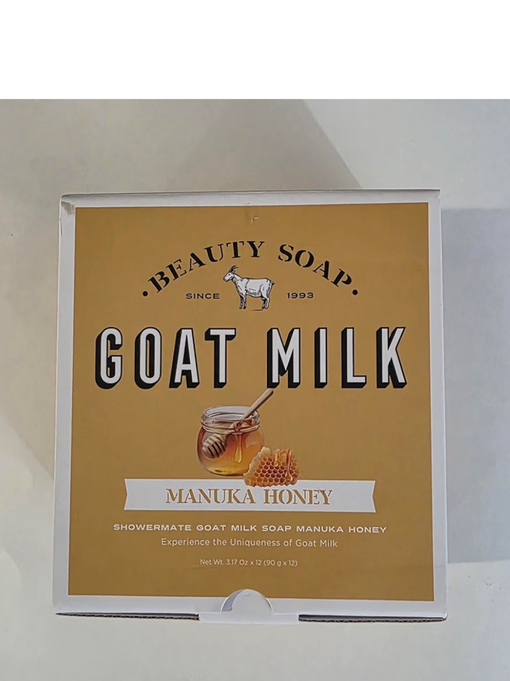 Goat Milk Manuka Honey Beauty Soap - Natural Goat Milk Soap (Gold)